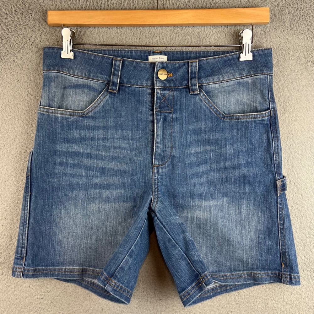 Women's Blue Denim Jean Shorts